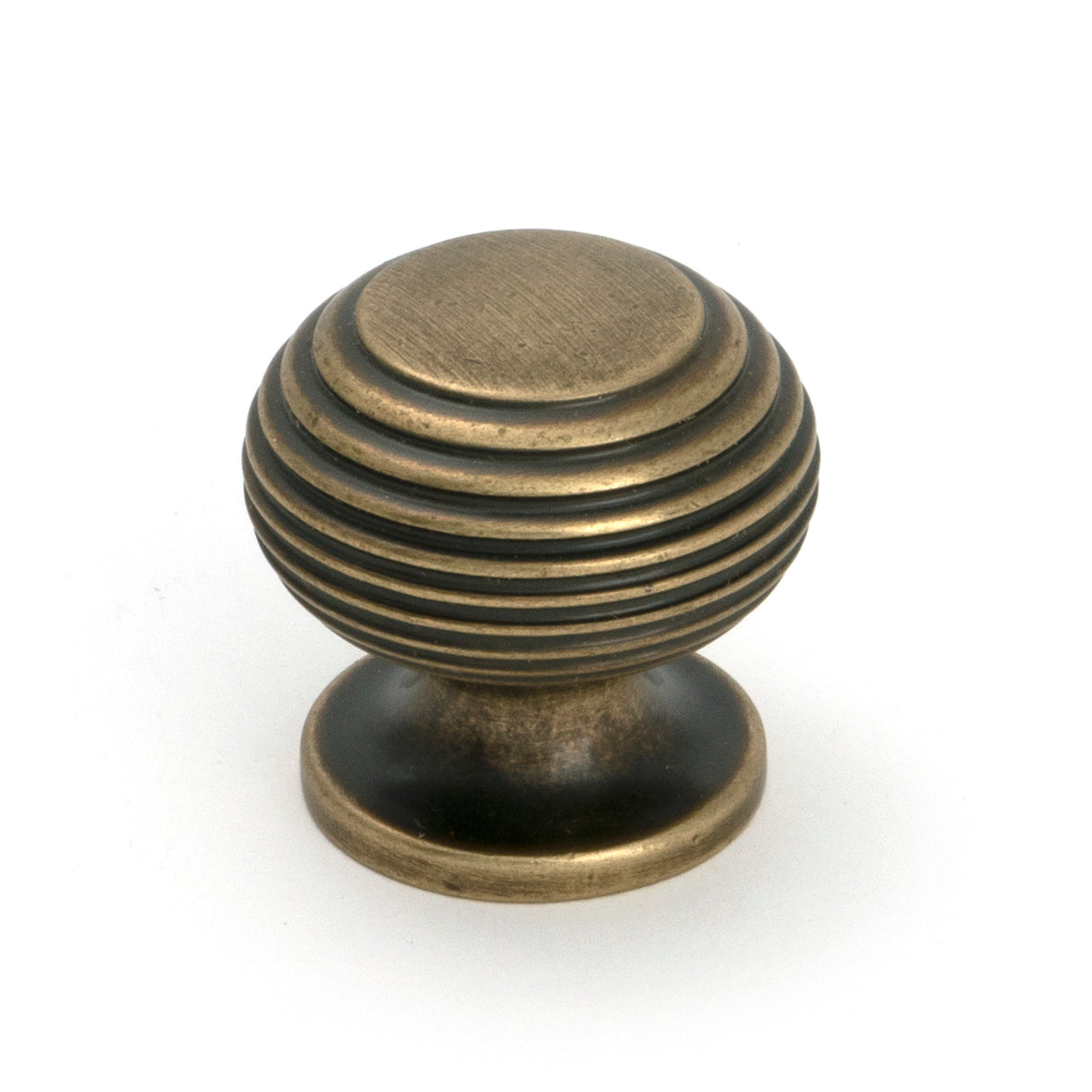 From The Anvil - Burnished Brass Beehive Cabinet Knob 30mm | Sku. 50956 | Trade Door Handles.