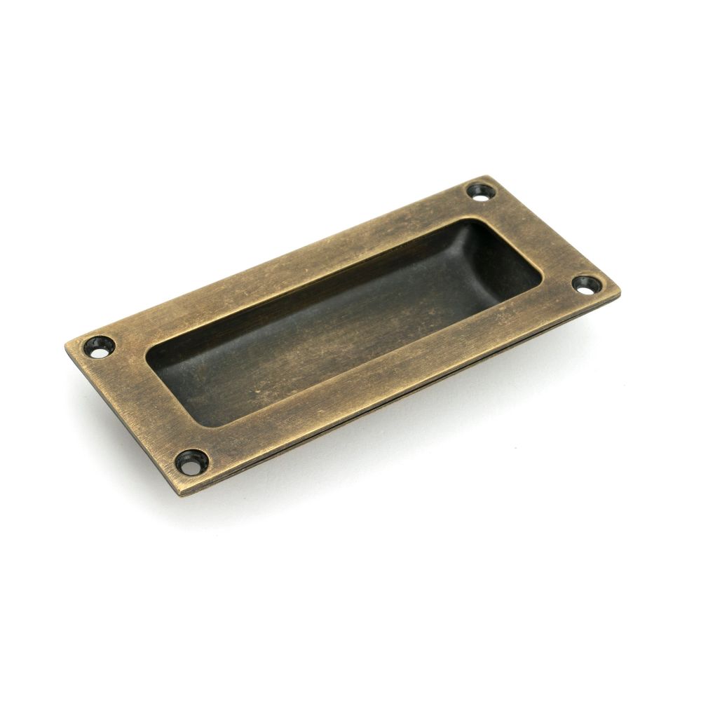 From The Anvil - Burnished Brass Flush Handle | Sku. 50976 | Trade Door Handles.