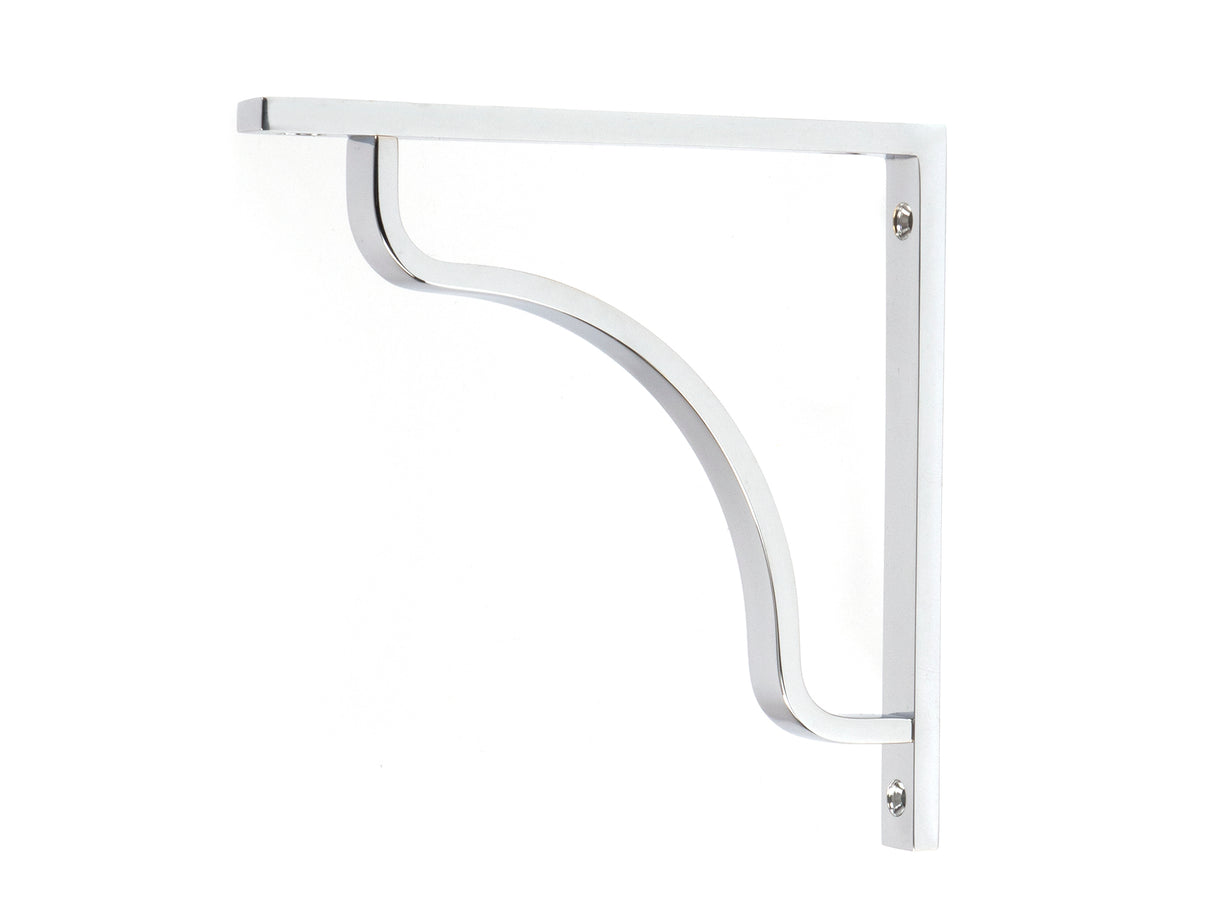 From The Anvil - Polished Chrome Abingdon Shelf Bracket (150mm x 150mm) | Sku. 51089 | Trade Door Handles.