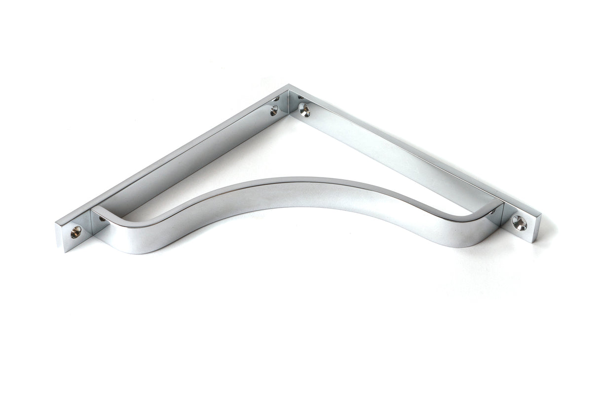From The Anvil - Polished Chrome Abingdon Shelf Bracket (200mm x 200mm) | Sku. 51099 | Trade Door Handles.