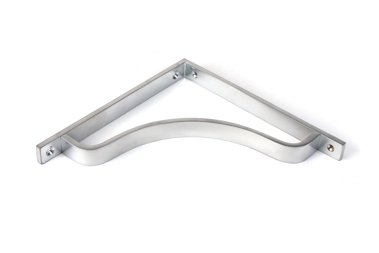 From The Anvil - Satin Chrome Abingdon Shelf Bracket (200mm x 200mm) | Sku. 51100 | Trade Door Handles.