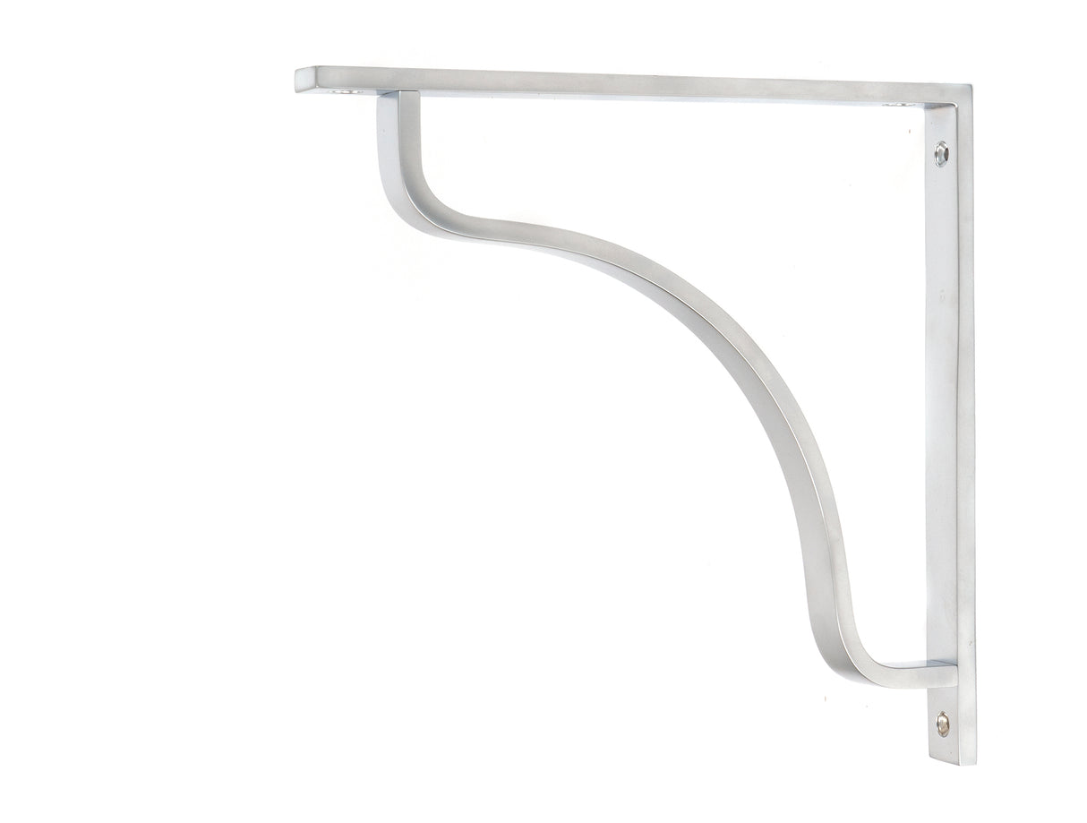 From The Anvil - Satin Chrome Abingdon Shelf Bracket (200mm x 200mm) | Sku. 51100 | Trade Door Handles.