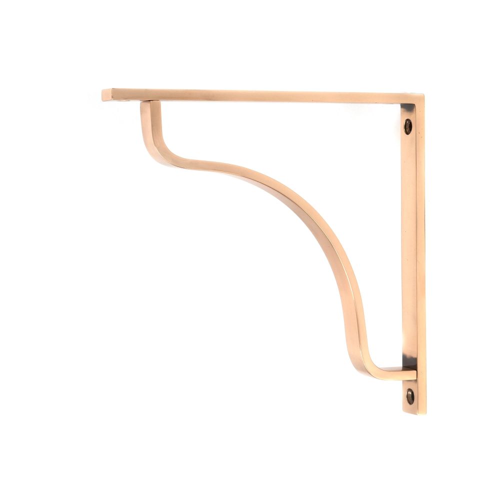 From The Anvil - Polished Bronze Abingdon Shelf Bracket (200mm x 200mm) | Sku. 51103 | Trade Door Handles.