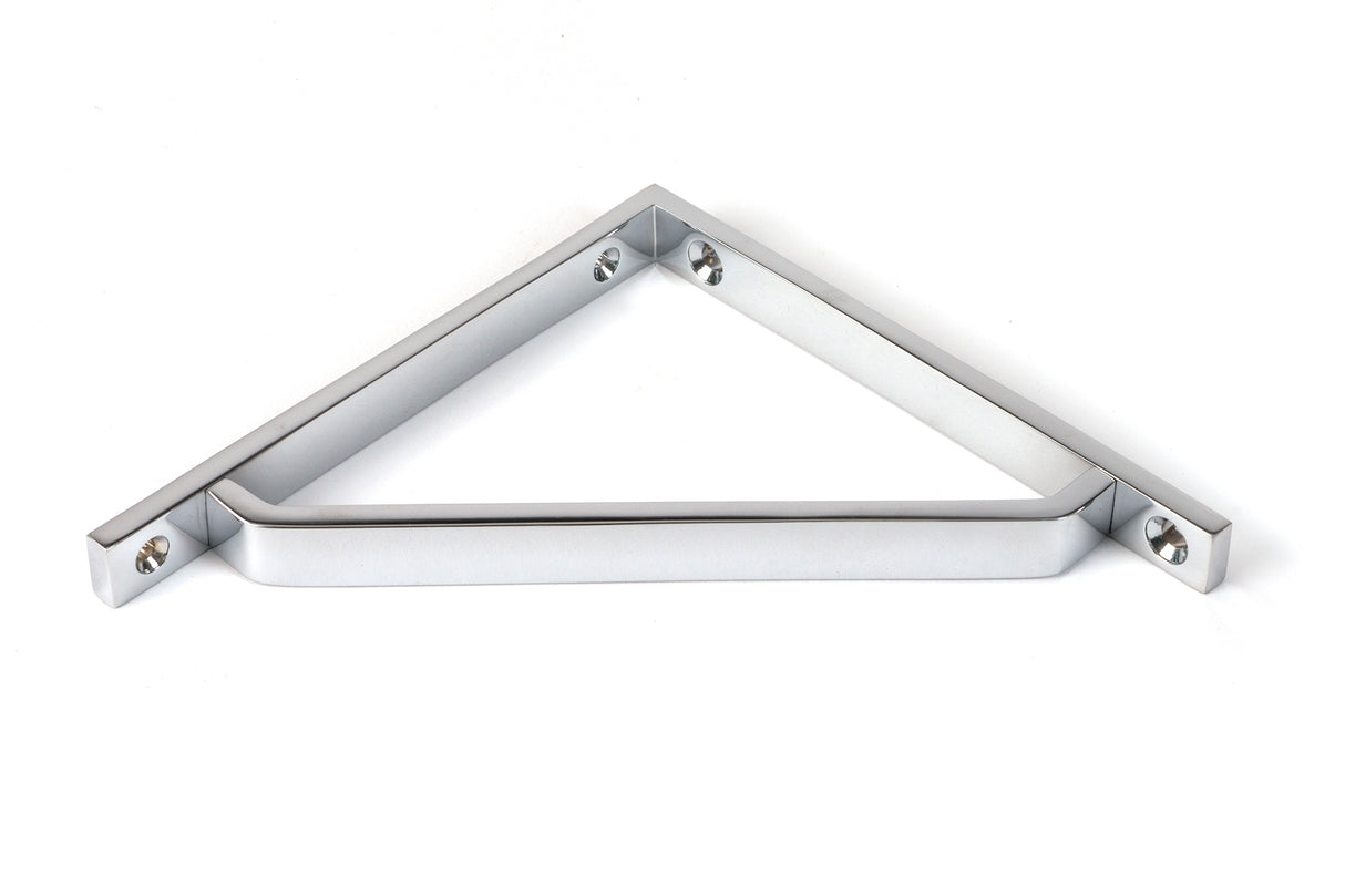 From The Anvil - Polished Chrome Barton Shelf Bracket (150mm x 150mm) | Sku. 51109 | Trade Door Handles.