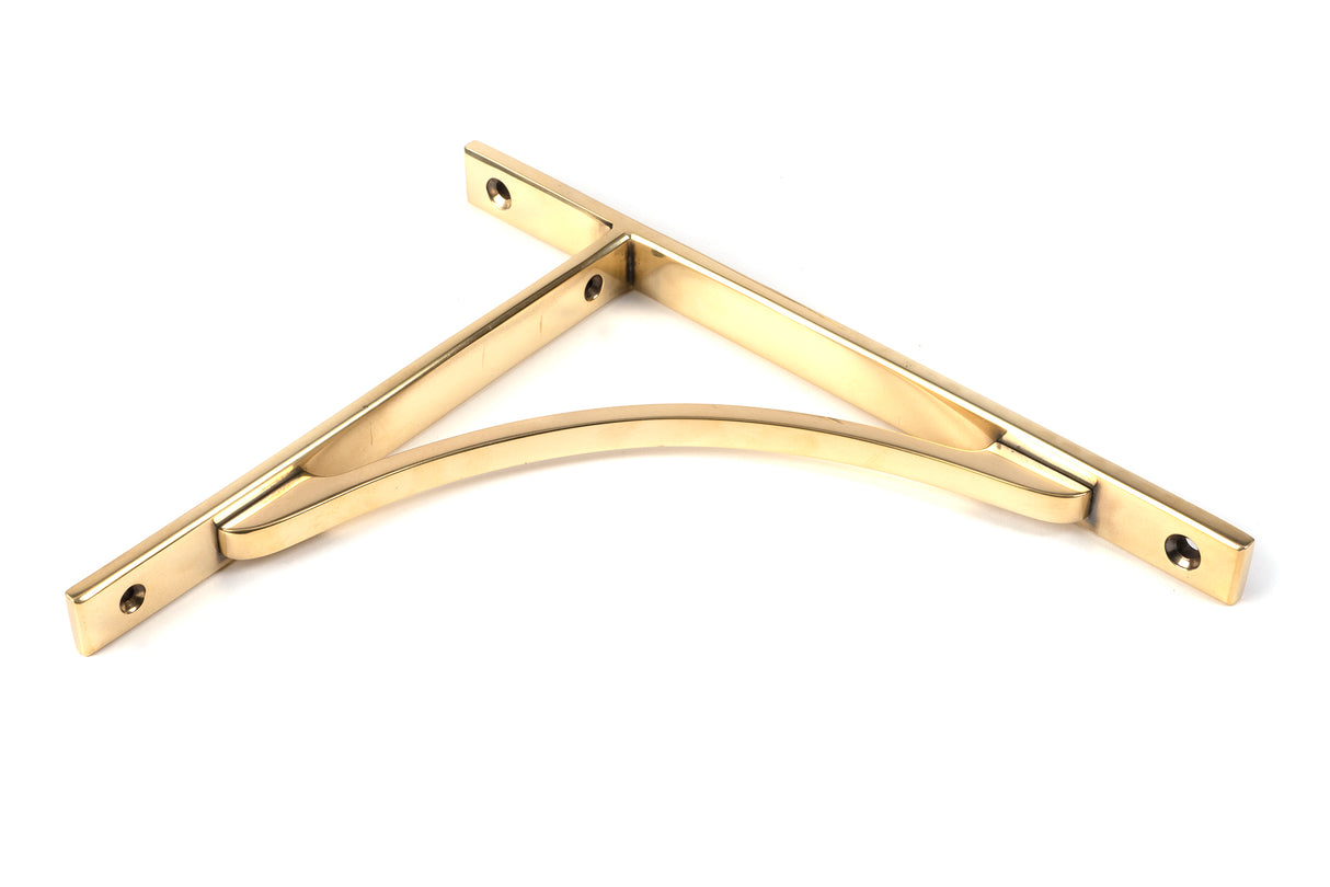 From The Anvil - Aged Brass Apperley Shelf Bracket (260mm x 200mm) | Sku. 51126 | Trade Door Handles.