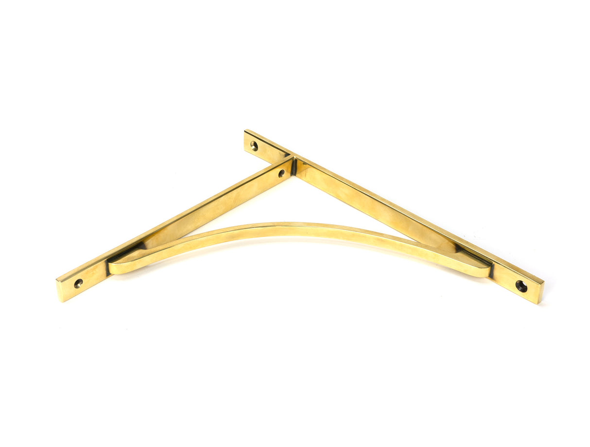 From The Anvil - Aged Brass Apperley Shelf Bracket (314mm x 250mm) | Sku. 51136 | Trade Door Handles.