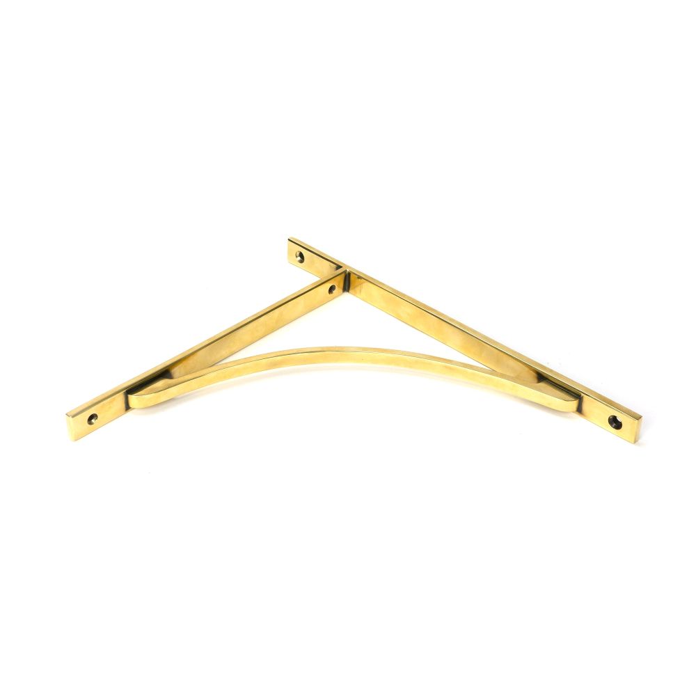From The Anvil - Aged Brass Apperley Shelf Bracket (314mm x 250mm) | Sku. 51136 | Trade Door Handles.