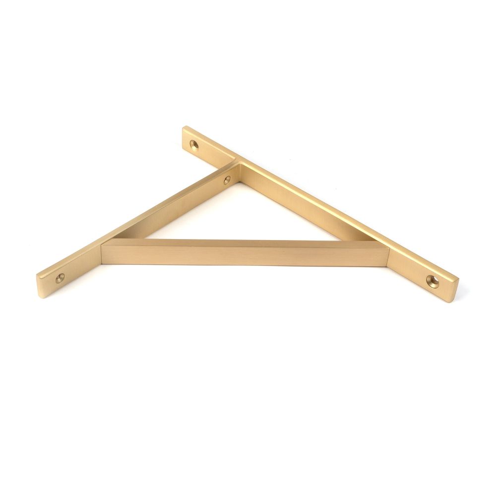 From The Anvil - Satin Brass Chalfont Shelf Bracket (260mm x 200mm) | Sku. 51147 | Trade Door Handles.