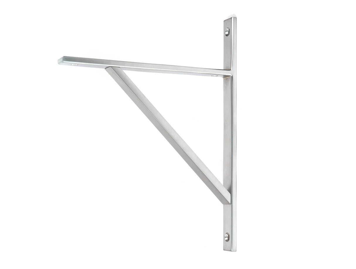 From The Anvil - Satin Chrome Chalfont Shelf Bracket (260mm x 200mm) | Sku. 51150 | Trade Door Handles.