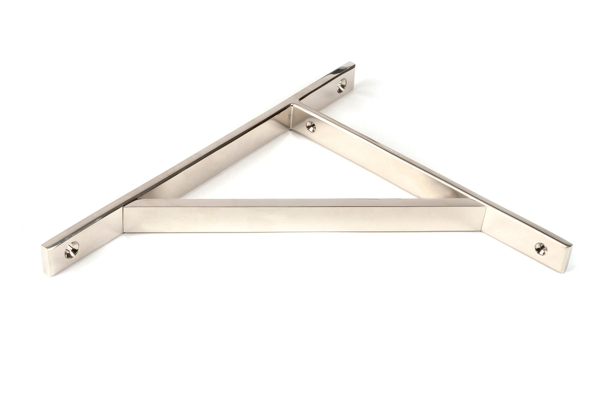 From The Anvil - Polished Nickel Chalfont Shelf Bracket (260mm x 200mm) | Sku. 51151 | Trade Door Handles.