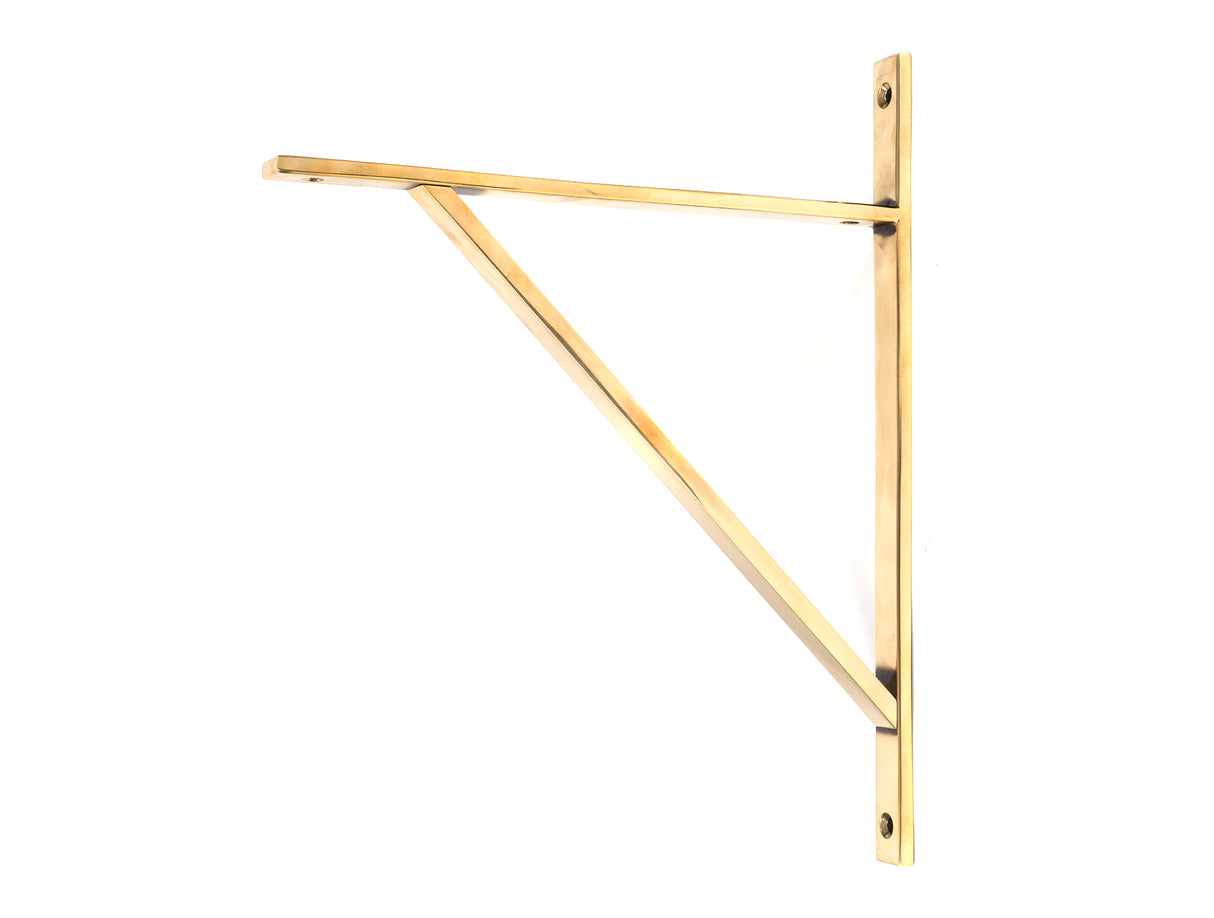From The Anvil - Aged Brass Chalfont Shelf Bracket (314mm x 250mm) | Sku. 51156 | Trade Door Handles.