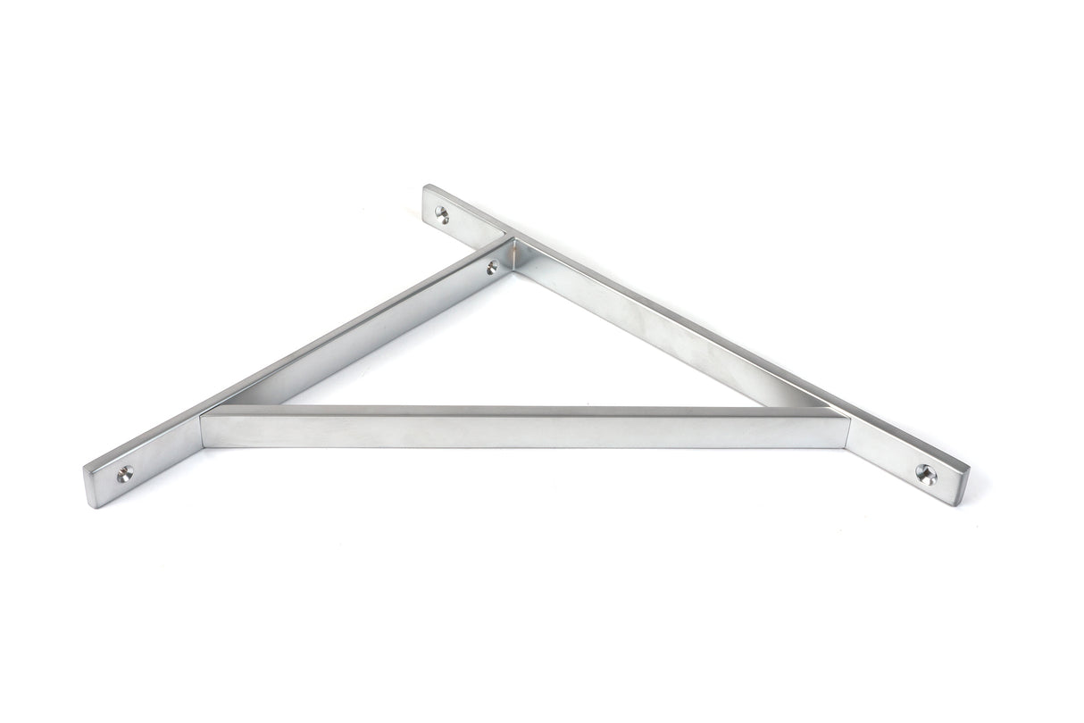 From The Anvil - Satin Chrome Chalfont Shelf Bracket (314mm x 250mm) | Sku. 51160 | Trade Door Handles.