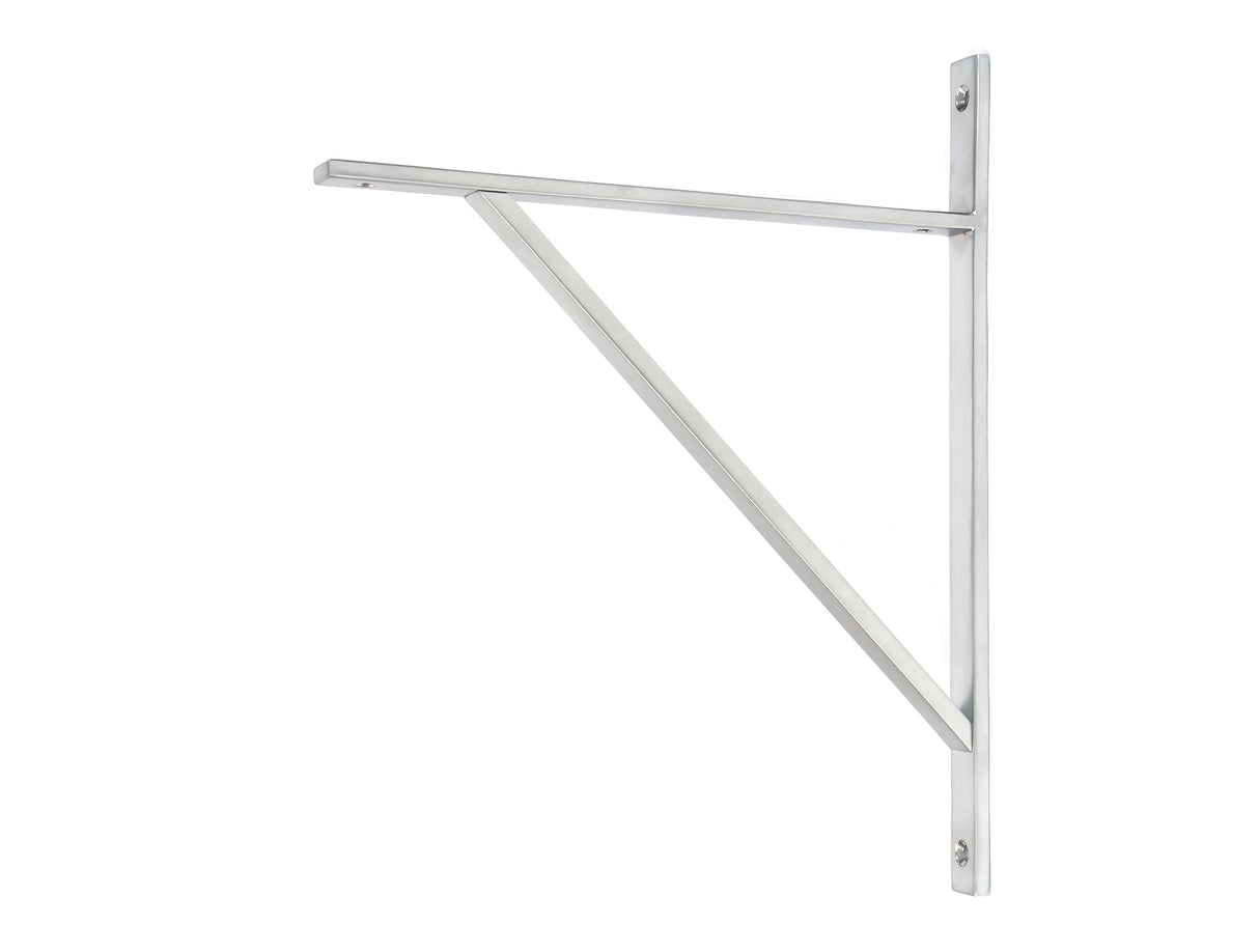 From The Anvil - Satin Chrome Chalfont Shelf Bracket (314mm x 250mm) | Sku. 51160 | Trade Door Handles.