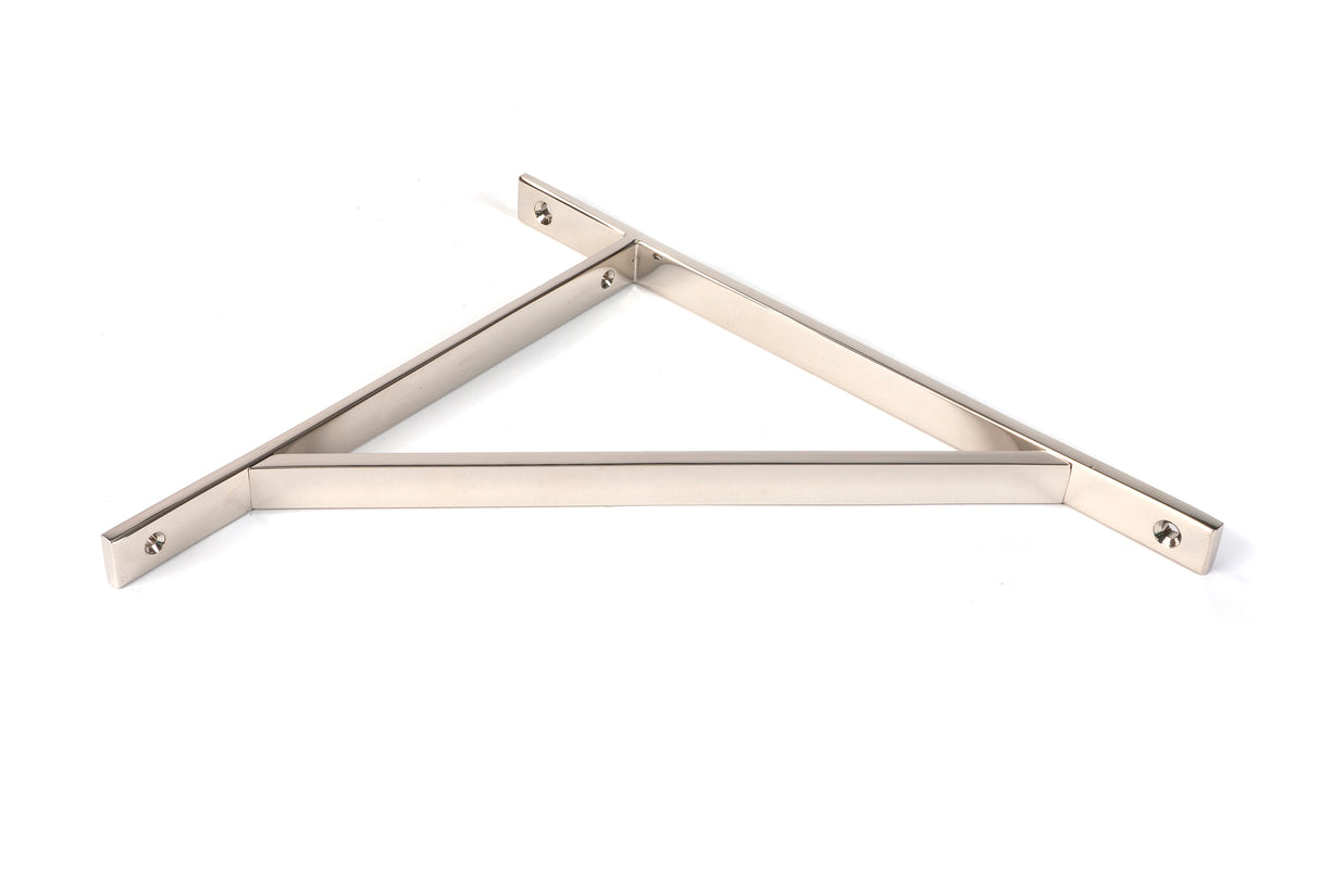From The Anvil - Polished Nickel Chalfont Shelf Bracket (314mm x 250mm) | Sku. 51161 | Trade Door Handles.