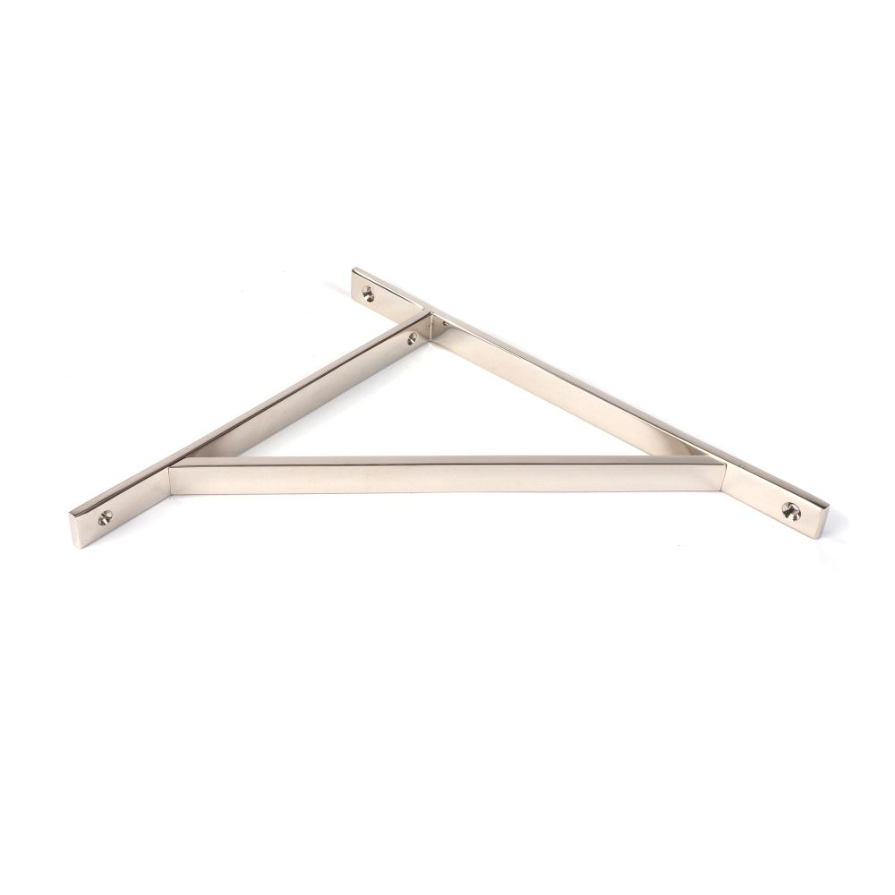 From The Anvil - Polished Nickel Chalfont Shelf Bracket (314mm x 250mm) | Sku. 51161 | Trade Door Handles.