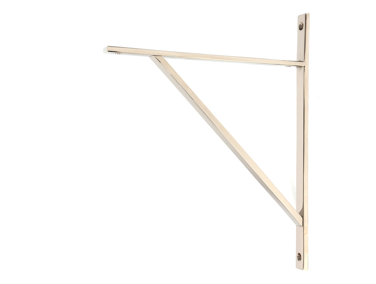 From The Anvil - Polished Nickel Chalfont Shelf Bracket (314mm x 250mm) | Sku. 51161 | Trade Door Handles.