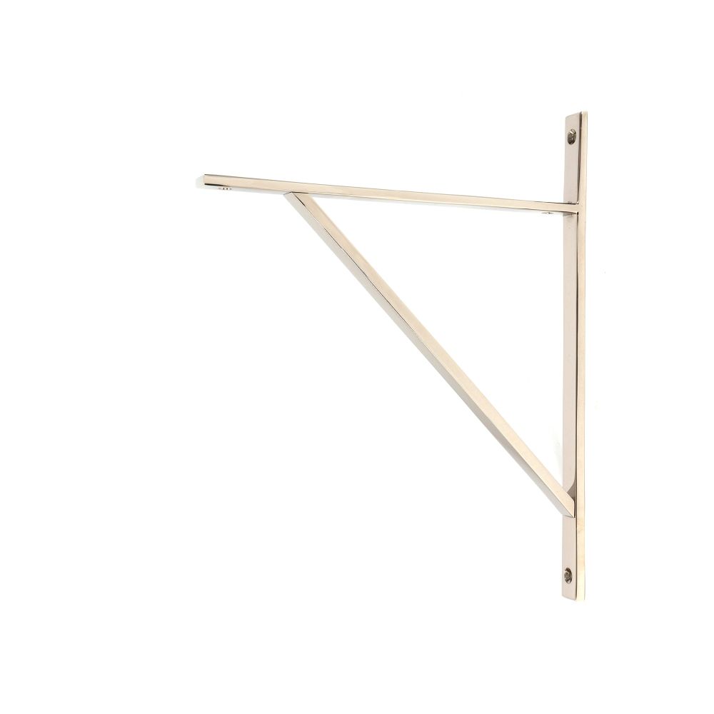 From The Anvil - Polished Nickel Chalfont Shelf Bracket (314mm x 250mm) | Sku. 51161 | Trade Door Handles.