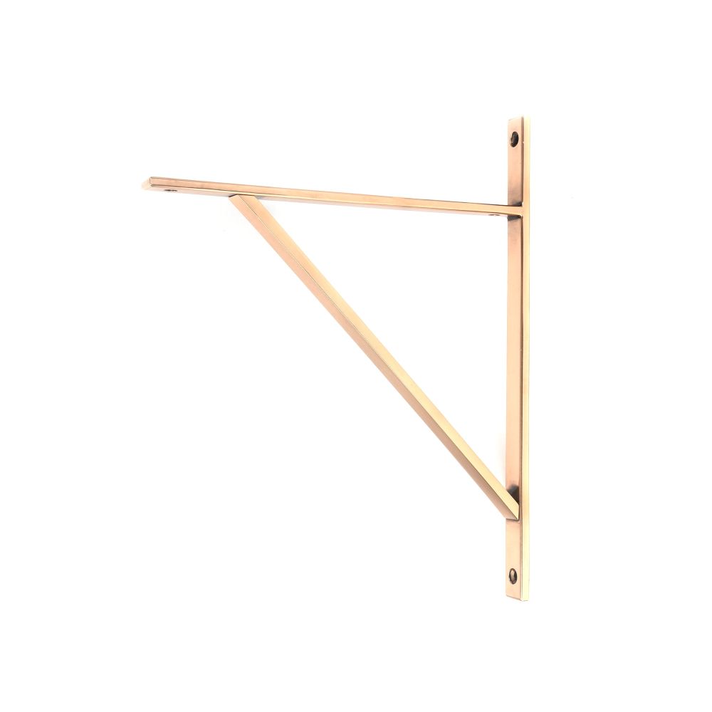 From The Anvil - Polished Bronze Chalfont Shelf Bracket (314mm x 250mm) | Sku. 51163 | Trade Door Handles.