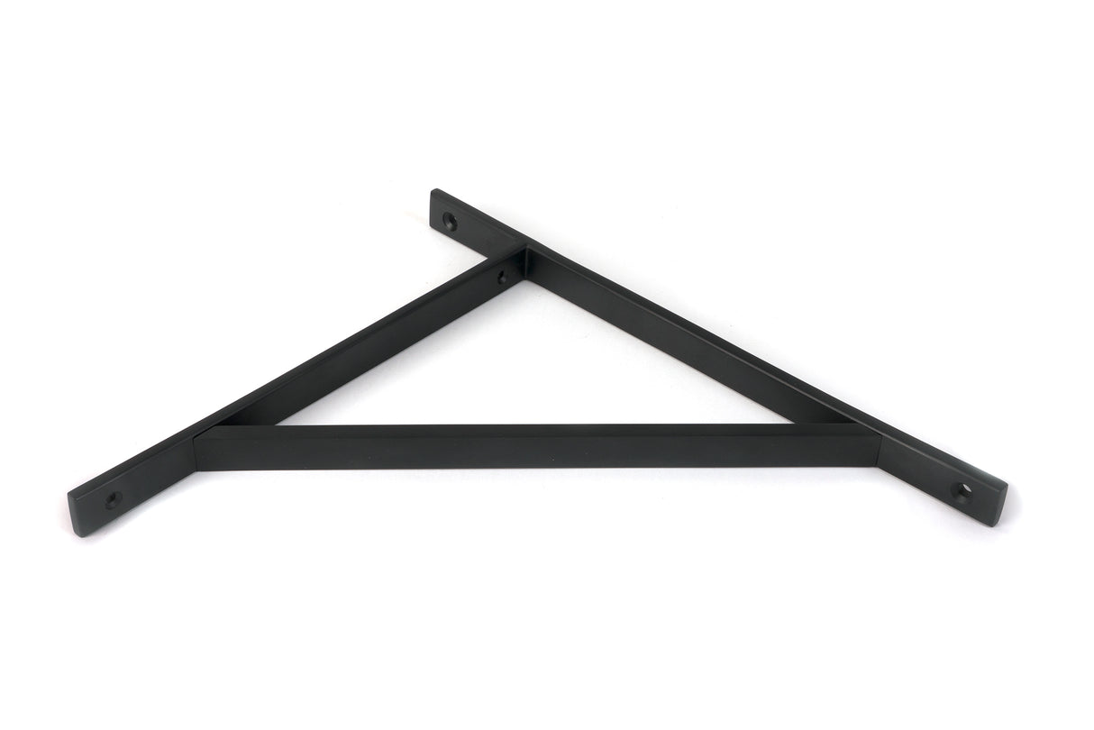 From The Anvil - Matt Black Chalfont Shelf Bracket (314mm x 250mm) | Sku. 51164 | Trade Door Handles.