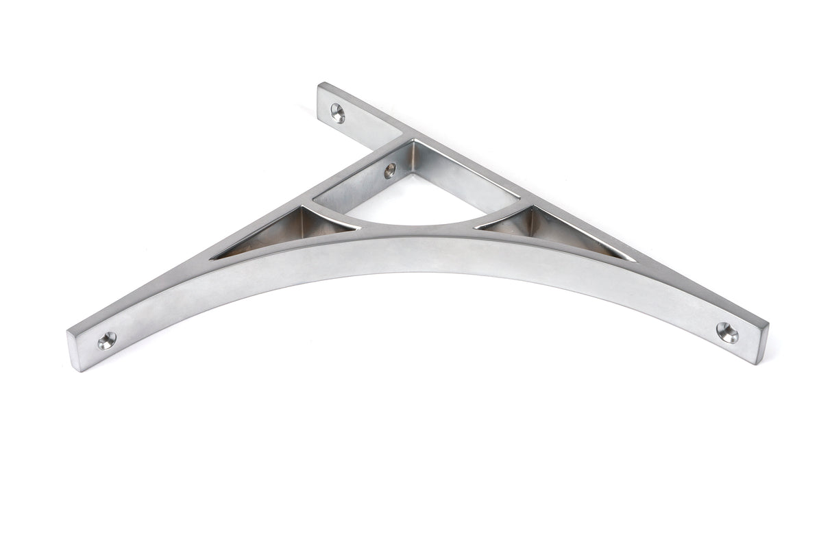 From The Anvil - Satin Chrome Tyne Shelf Bracket (260mm x 200mm) | Sku. 51170 | Trade Door Handles.