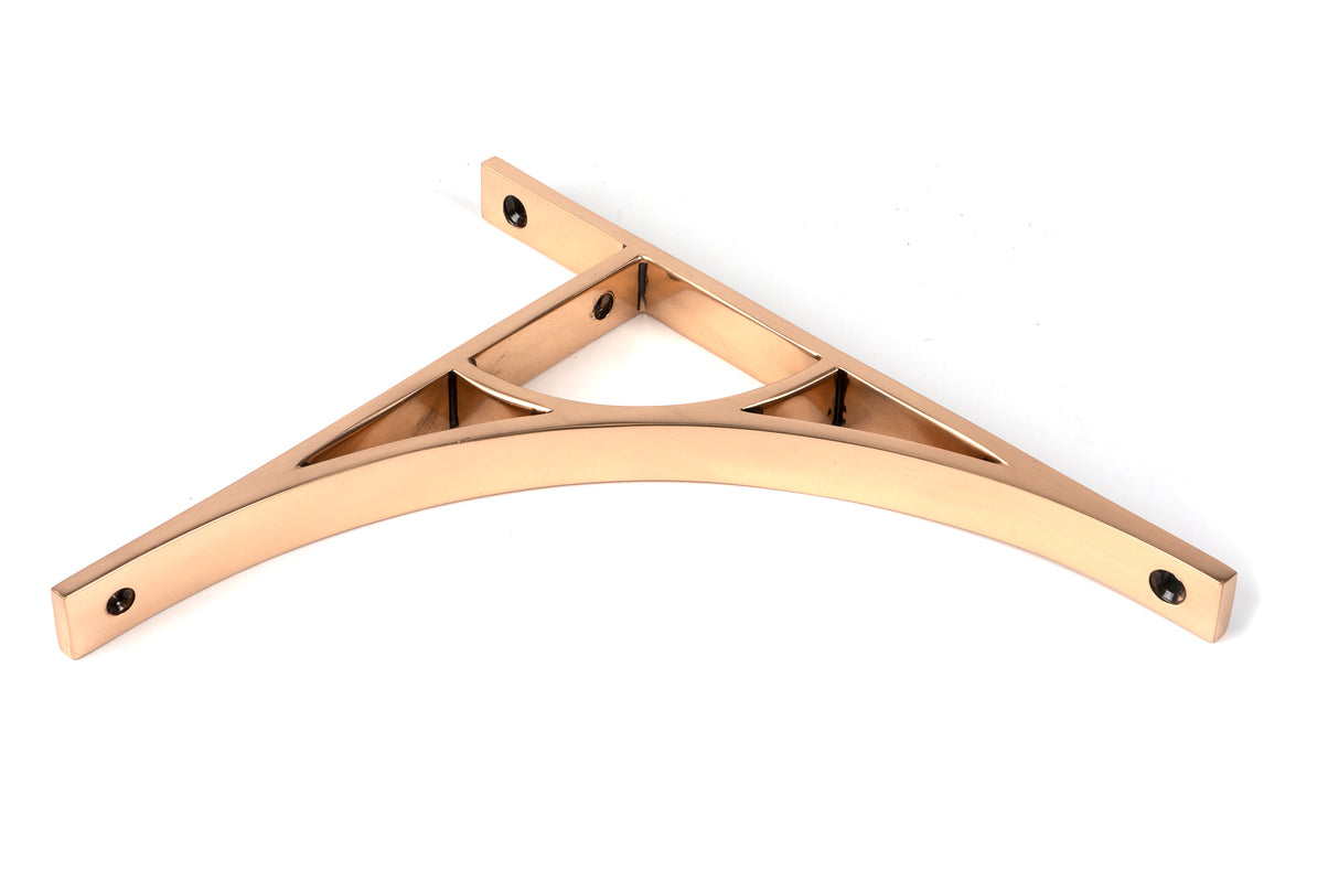 From The Anvil - Polished Bronze Tyne Shelf Bracket (260mm x 200mm) | Sku. 51173 | Trade Door Handles.