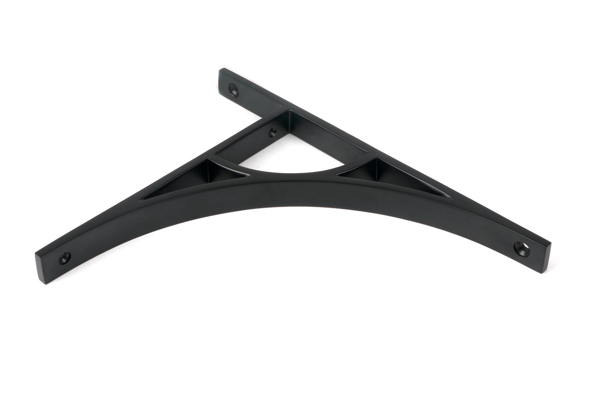 From The Anvil - Matt Black Tyne Shelf Bracket (260mm x 200mm) | Sku. 51174 | Trade Door Handles.