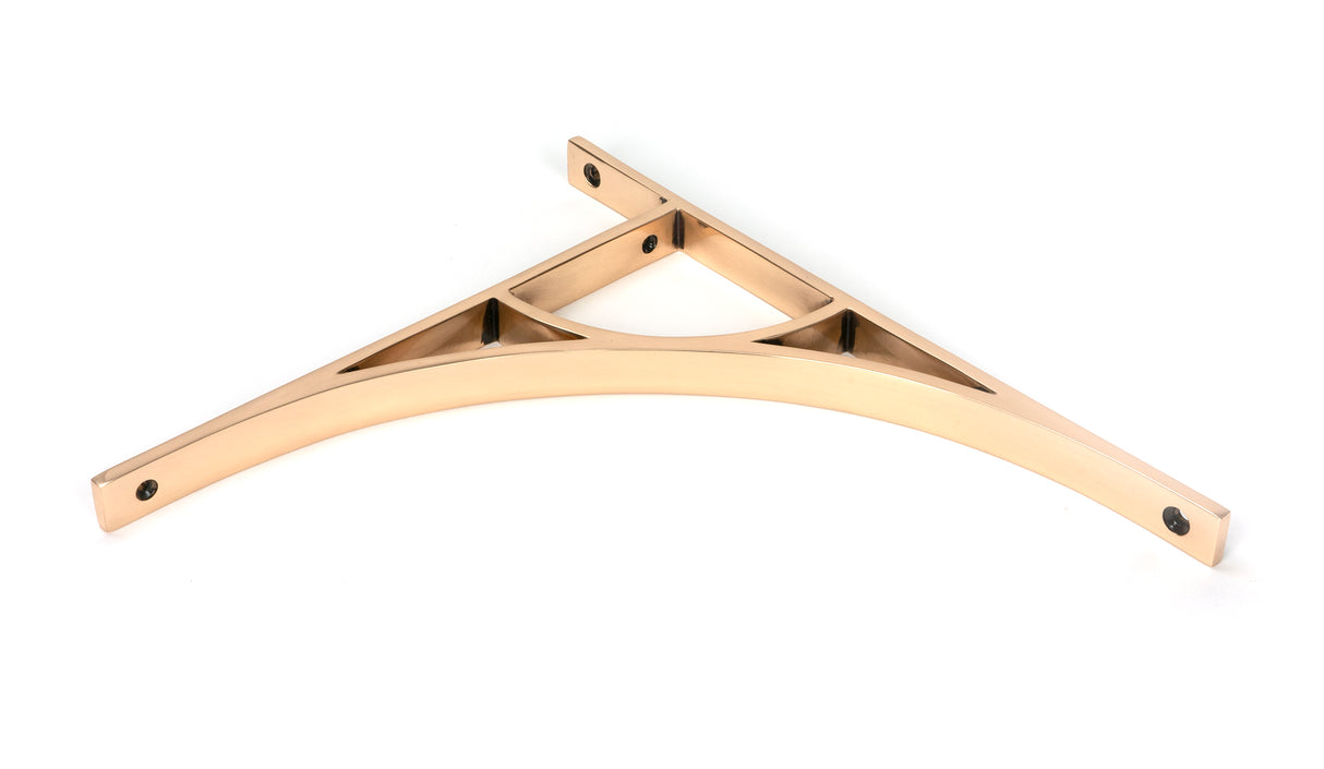 From The Anvil - Polished Bronze Tyne Shelf Bracket (314mm x 250mm) | Sku. 51183 | Trade Door Handles.