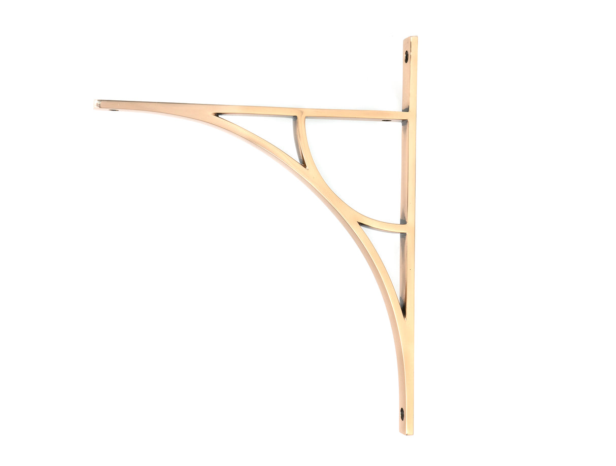 From The Anvil - Polished Bronze Tyne Shelf Bracket (314mm x 250mm) | Sku. 51183 | Trade Door Handles.