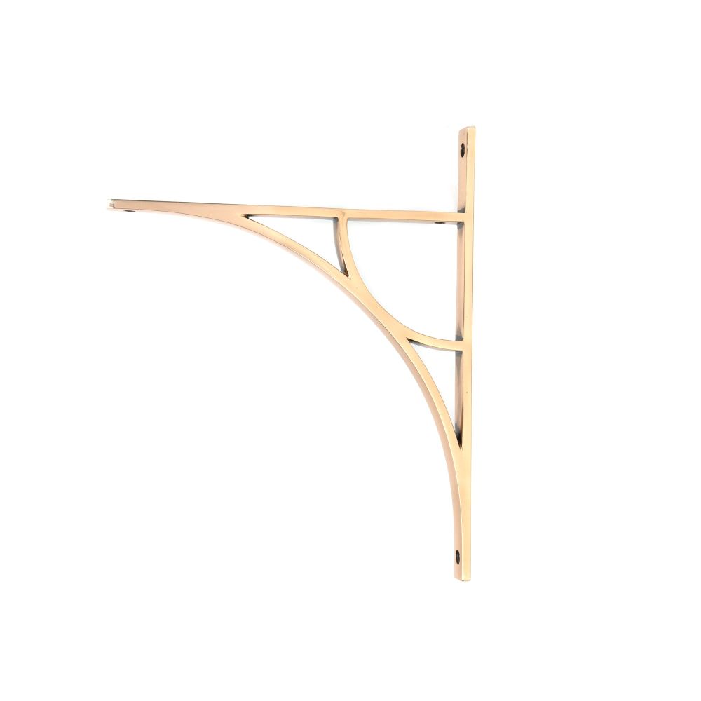 From The Anvil - Polished Bronze Tyne Shelf Bracket (314mm x 250mm) | Sku. 51183 | Trade Door Handles.