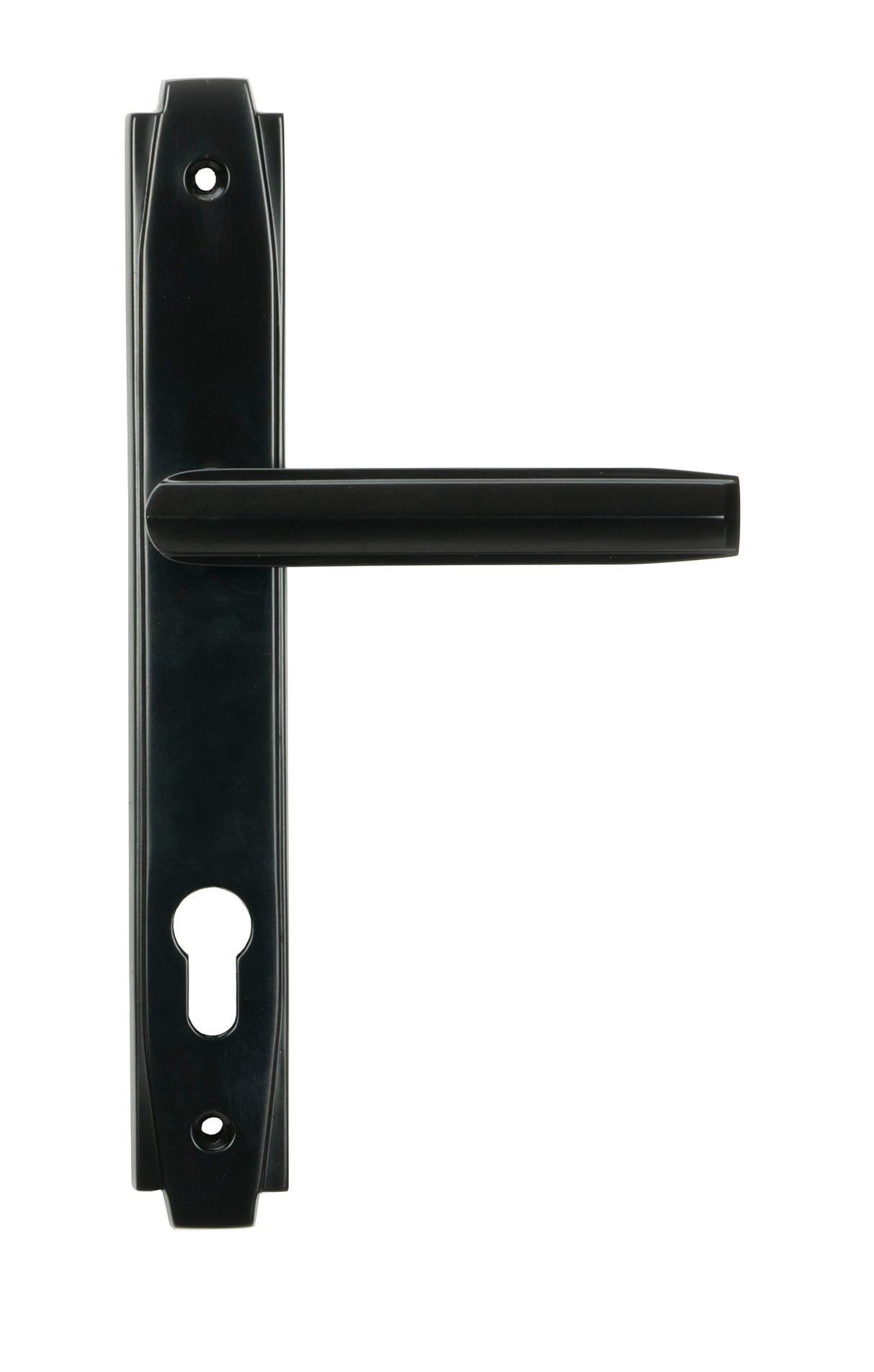 From The Anvil - Aged Bronze Art Deco Slimline Lever Espag. Lock Set | Sku. 51189 | Trade Door Handles.