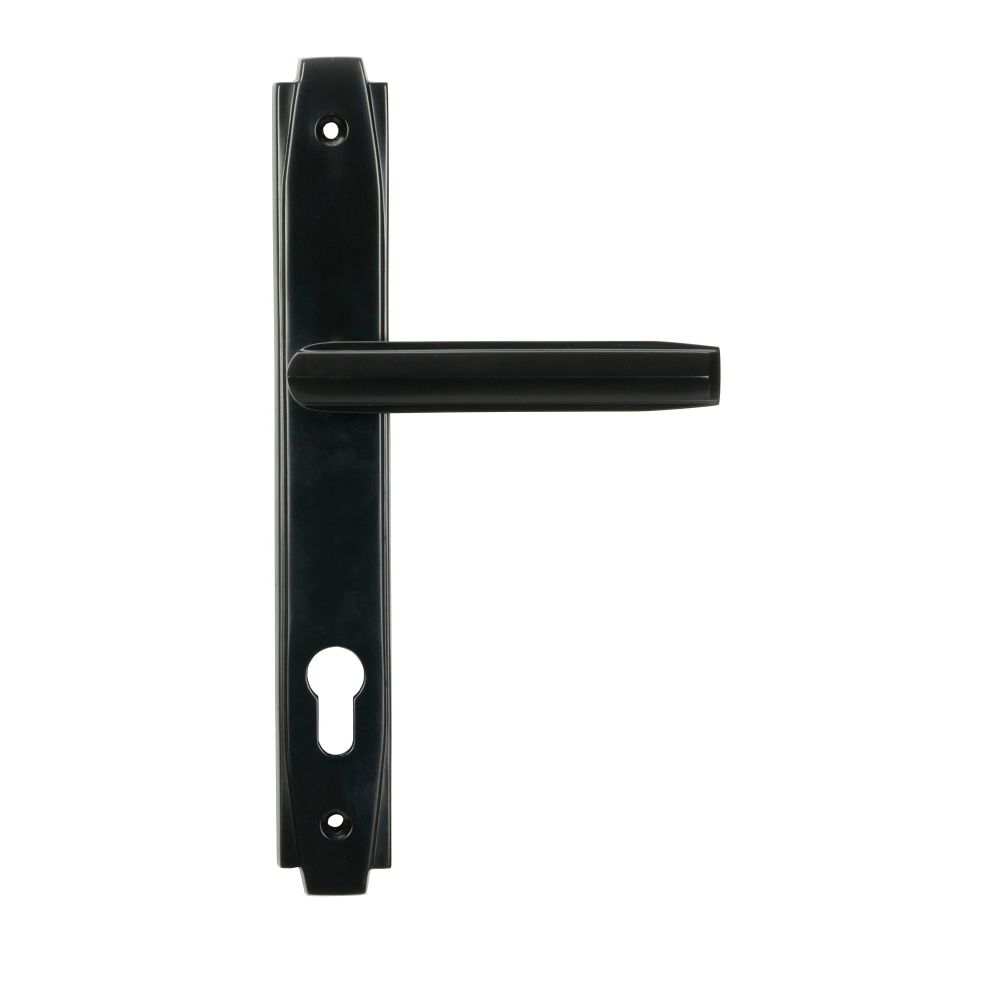 From The Anvil - Aged Bronze Art Deco Slimline Lever Espag. Lock Set | Sku. 51189 | Trade Door Handles.