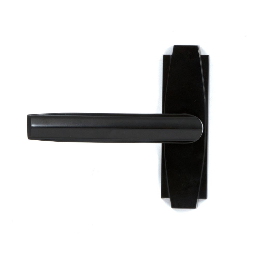 From The Anvil - Aged Bronze Art Deco Lever on Rose Set | Sku. 51195 | Trade Door Handles.