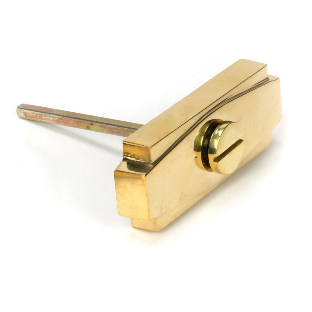 From The Anvil - Polished Brass Art Deco Thumbturn | Sku. 51203 | Trade Door Handles.