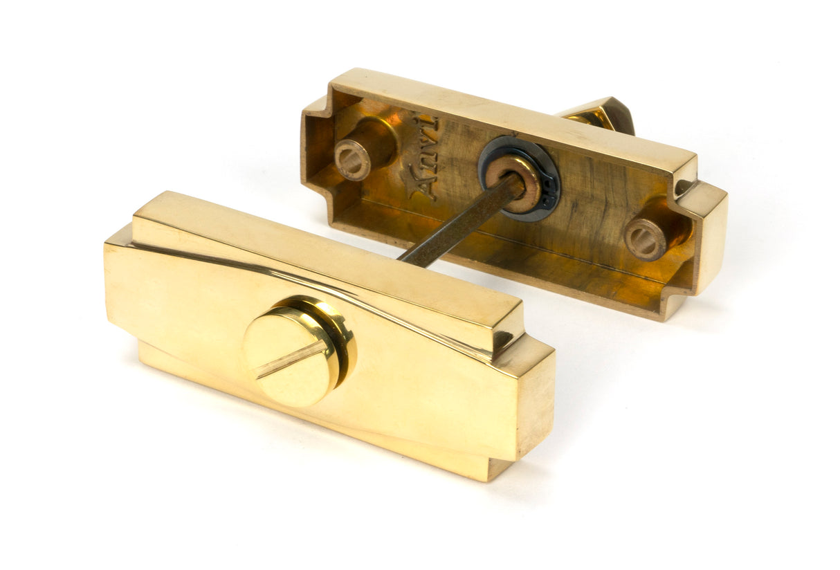 From The Anvil - Polished Brass Art Deco Thumbturn | Sku. 51203 | Trade Door Handles.