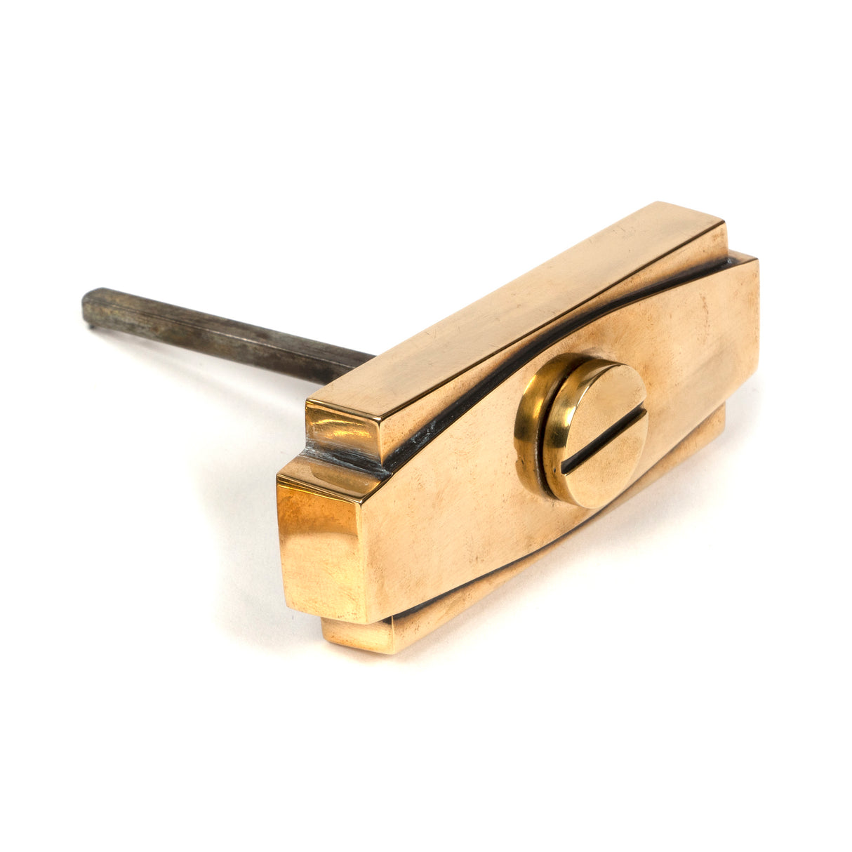 From The Anvil - Aged Brass Art Deco Thumbturn | Sku. 51204 | Trade Door Handles.