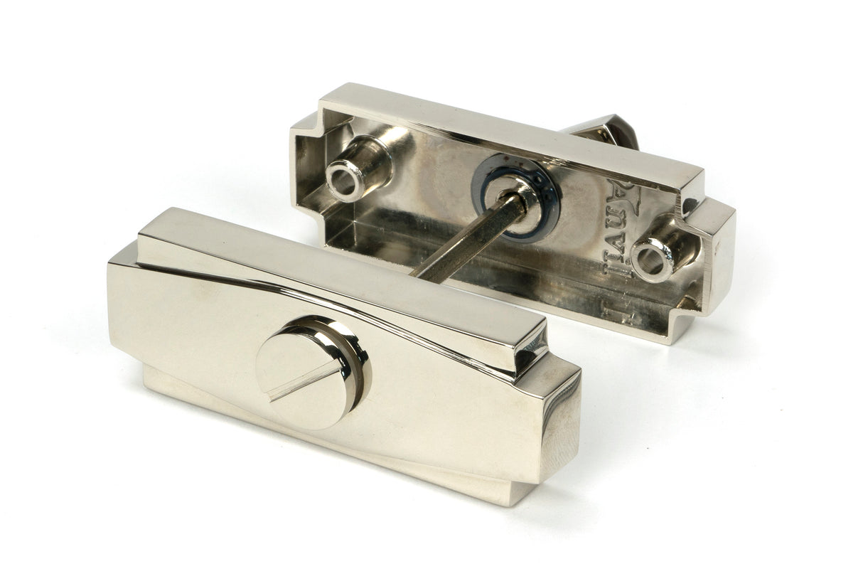 From The Anvil - Polished Nickel Art Deco Thumbturn | Sku. 51205 | Trade Door Handles.
