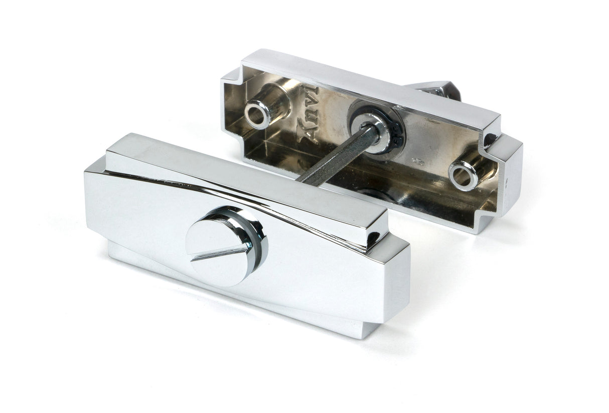 From The Anvil - Polished Chrome Art Deco Thumbturn | Sku. 51206 | Trade Door Handles.