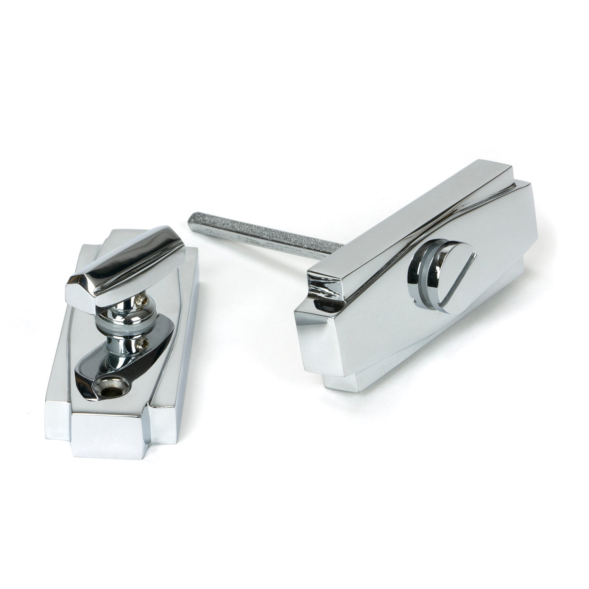 From The Anvil - Polished Chrome Art Deco Thumbturn | Sku. 51206 | Trade Door Handles.