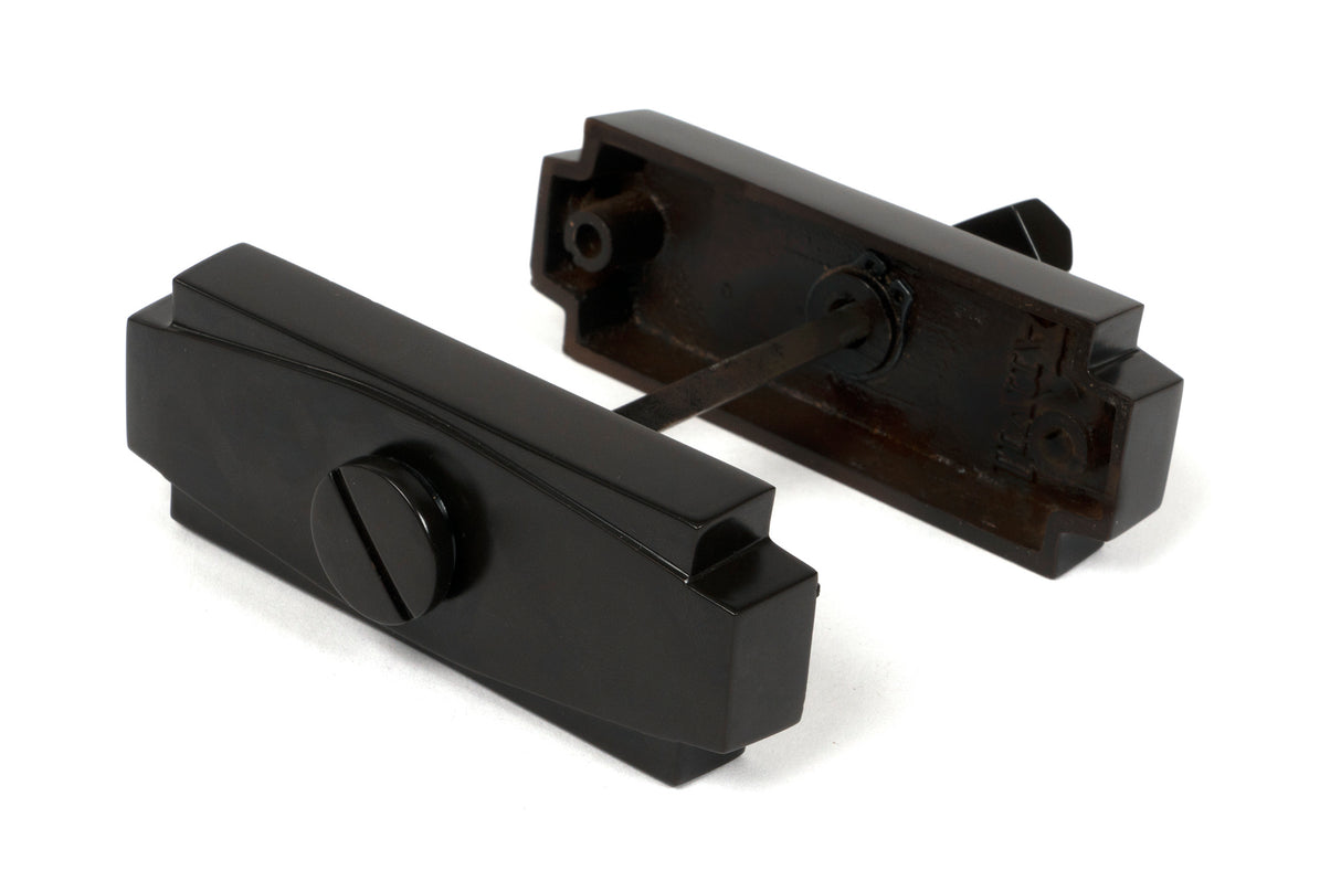 From The Anvil - Aged Bronze Art Deco Thumbturn | Sku. 51207 | Trade Door Handles.