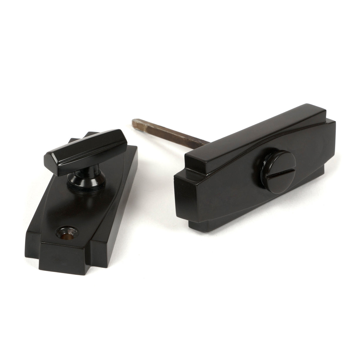 From The Anvil - Aged Bronze Art Deco Thumbturn | Sku. 51207 | Trade Door Handles.