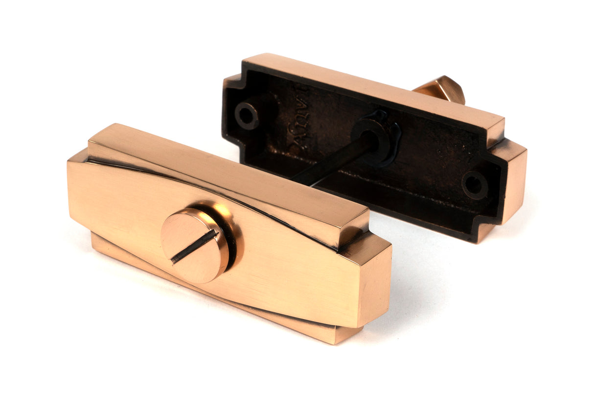 From The Anvil - Polished Bronze Art Deco Thumbturn | Sku. 51208 | Trade Door Handles.