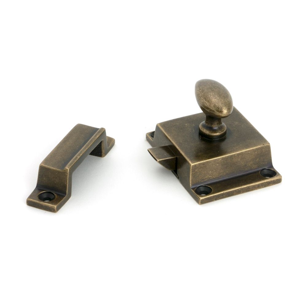 From The Anvil - Burnished Brass Cabinet Latch | Sku. 51210 | Trade Door Handles.