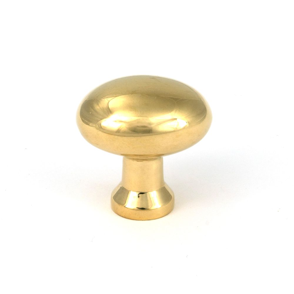 From The Anvil - Polished Brass Moore Cabinet Knob - 32mm | Sku. 51224 | Trade Door Handles.
