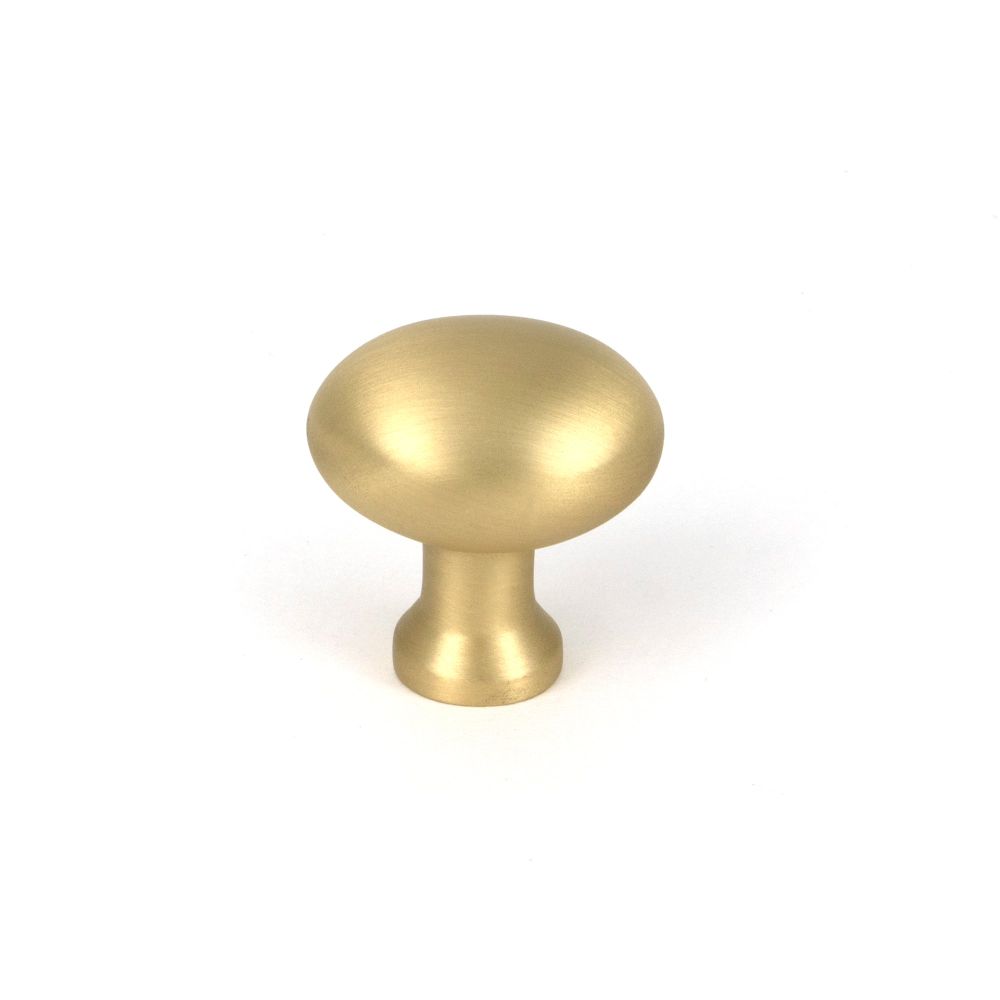 From The Anvil - Satin Brass Moore Cabinet Knob - 25mm | Sku. 51229 | Trade Door Handles.