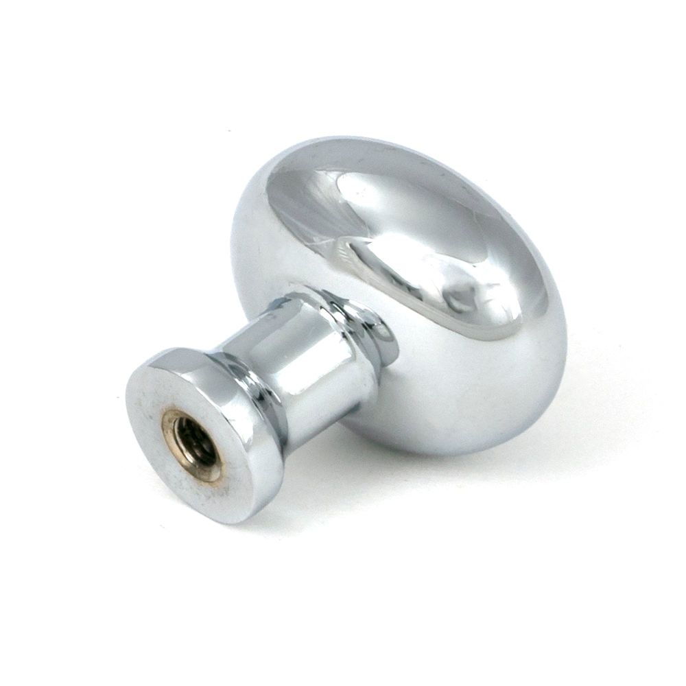 From The Anvil - Polished Chrome Moore Cabinet Knob - 25mm | Sku. 51235 | Trade Door Handles.