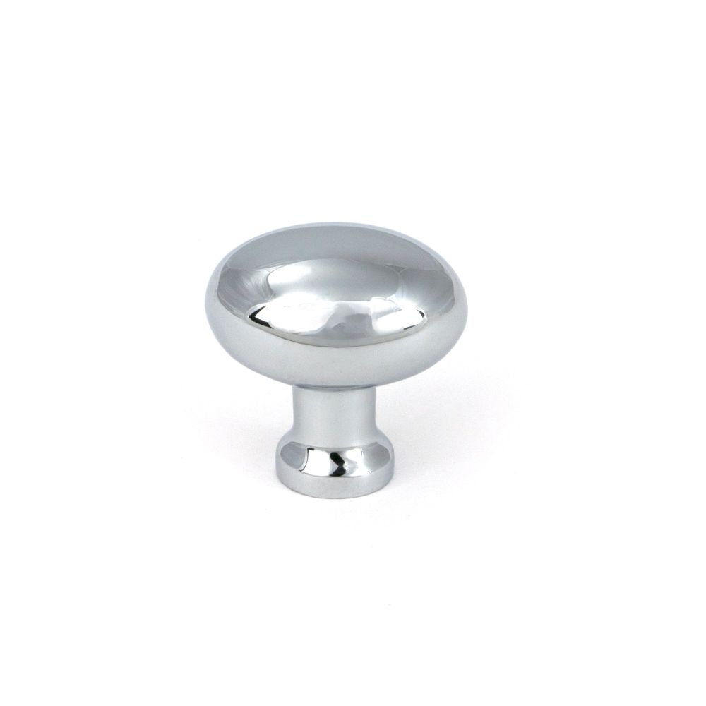From The Anvil - Polished Chrome Moore Cabinet Knob - 25mm | Sku. 51235 | Trade Door Handles.