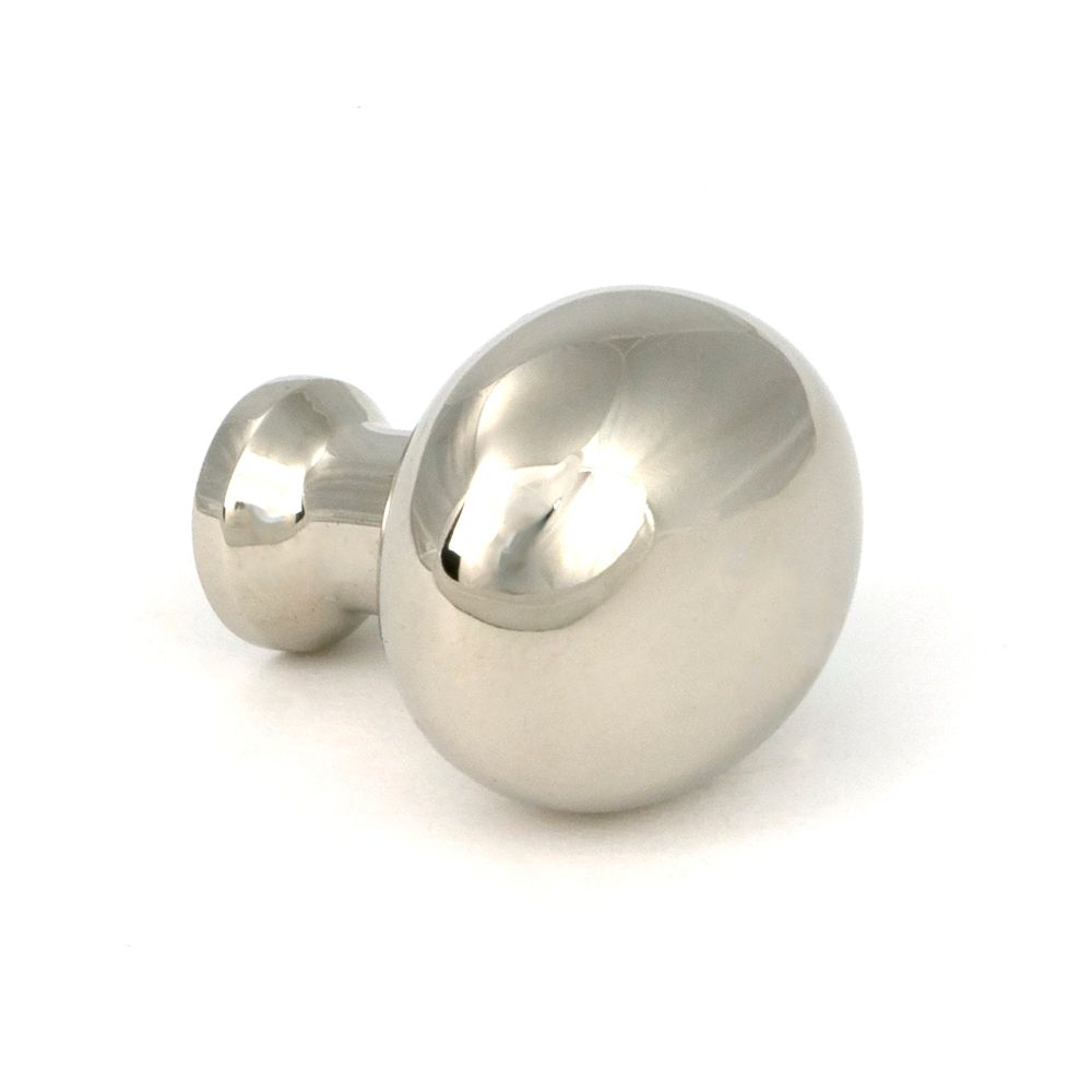 From The Anvil - Polished Nickel Moore Cabinet Knob - 25mm | Sku. 51241 | Trade Door Handles.