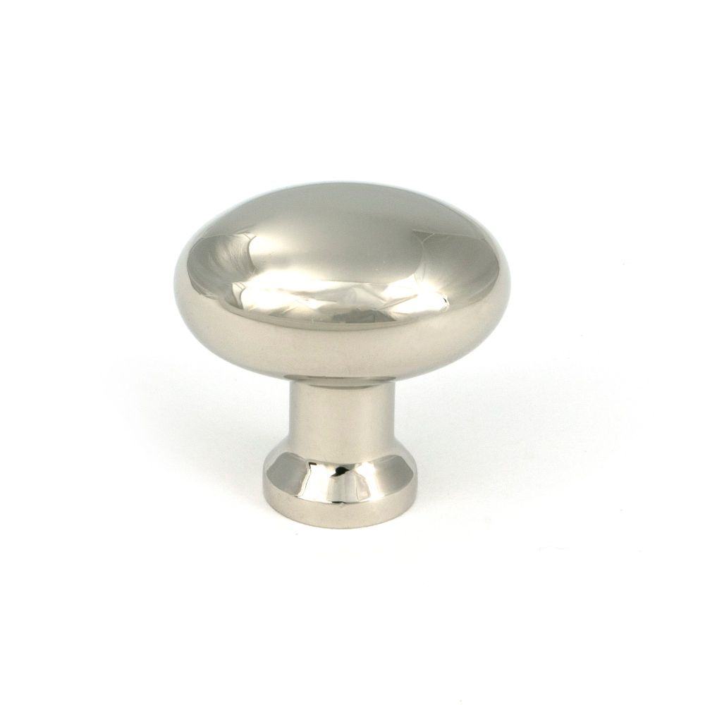 From The Anvil - Polished Nickel Moore Cabinet Knob - 32mm | Sku. 51242 | Trade Door Handles.