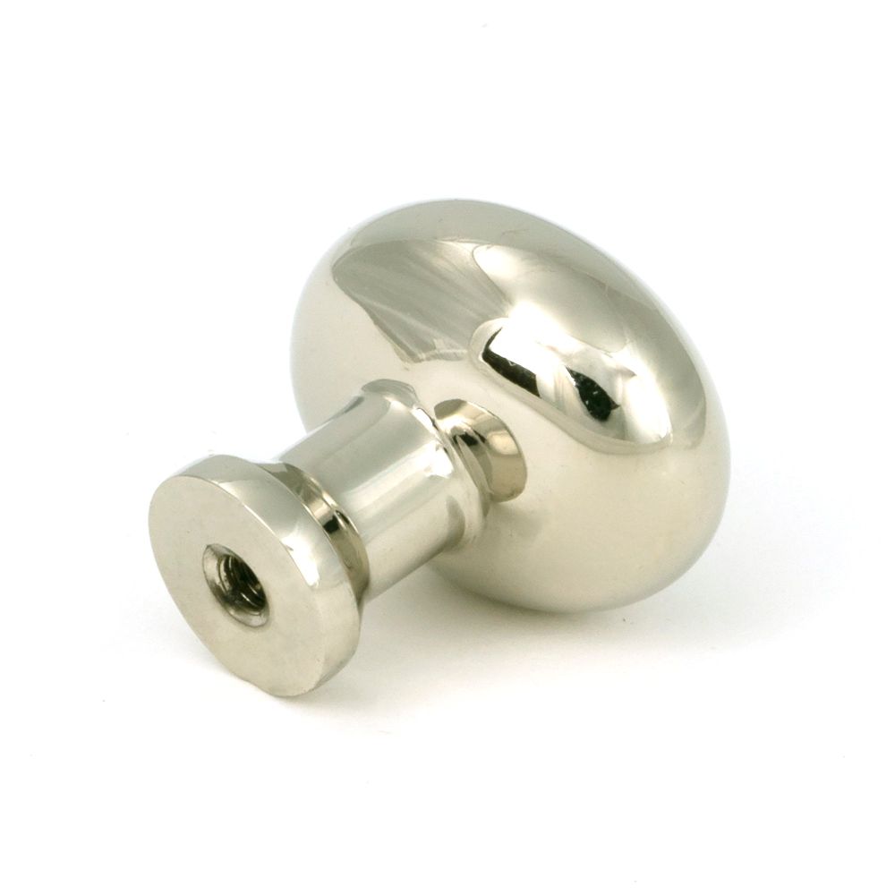 From The Anvil - Polished Nickel Moore Cabinet Knob - 38mm | Sku. 51243 | Trade Door Handles.