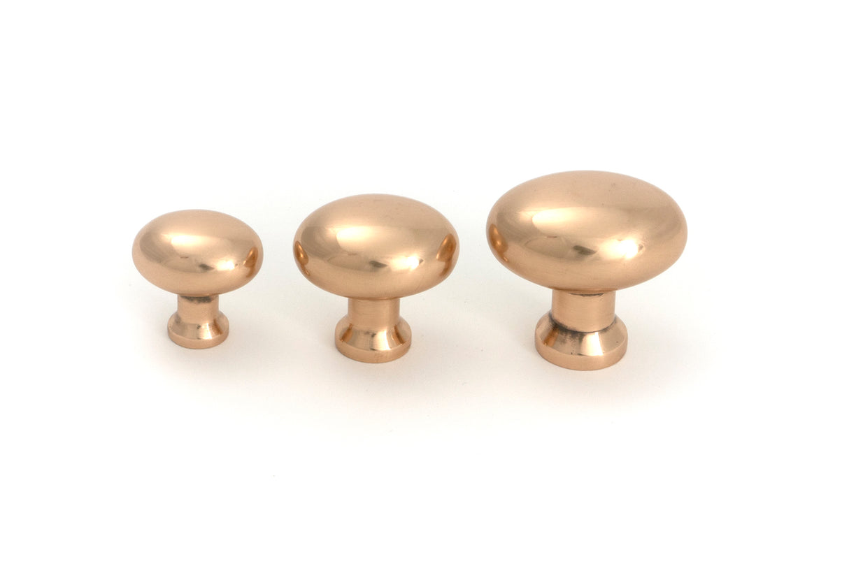 From The Anvil - Polished Bronze Moore Cabinet Knob - 25mm | Sku. 51247 | Trade Door Handles.